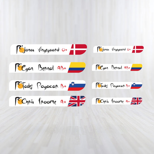 LAMINATED Vinyl Stickers. GRAND RETURN version. Pack 4 LARGE + 4 SMALL.