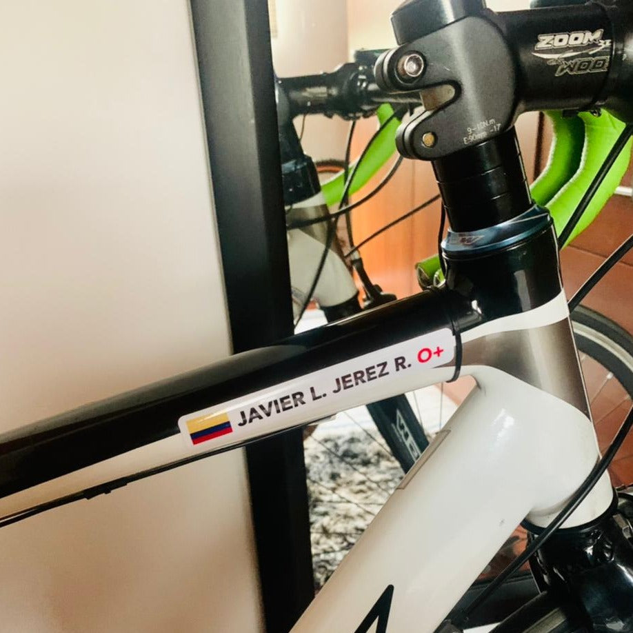 Stickers in Premium Protective Vinyl. Pack of 4 LARGE + 4 SMALL.