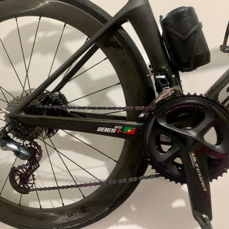 LAMINATED Vinyl Stickers. PRO version. Pack 4 LARGE + 4 SMALL.