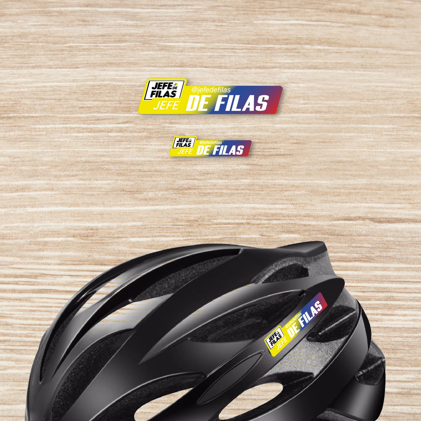 Stickers en Vinilo LAMINADO. Versión PRO2. Pack 4 GRANDES + 4 PEQUEÑOS.