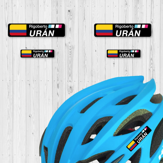 LAMINATED Vinyl Stickers. PRO2 version. Pack 4 LARGE + 4 SMALL.