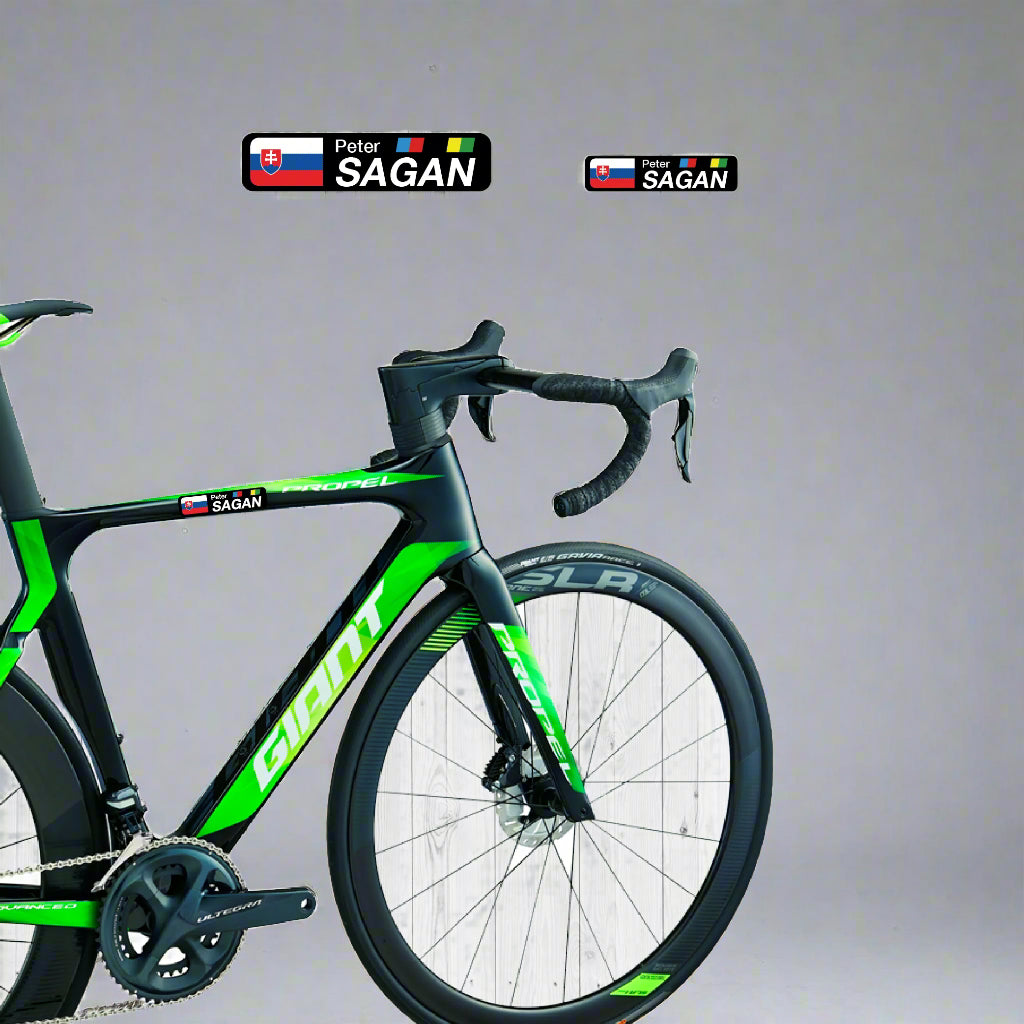 LAMINATED Vinyl Stickers. PRO version. Pack 4 LARGE + 4 SMALL.