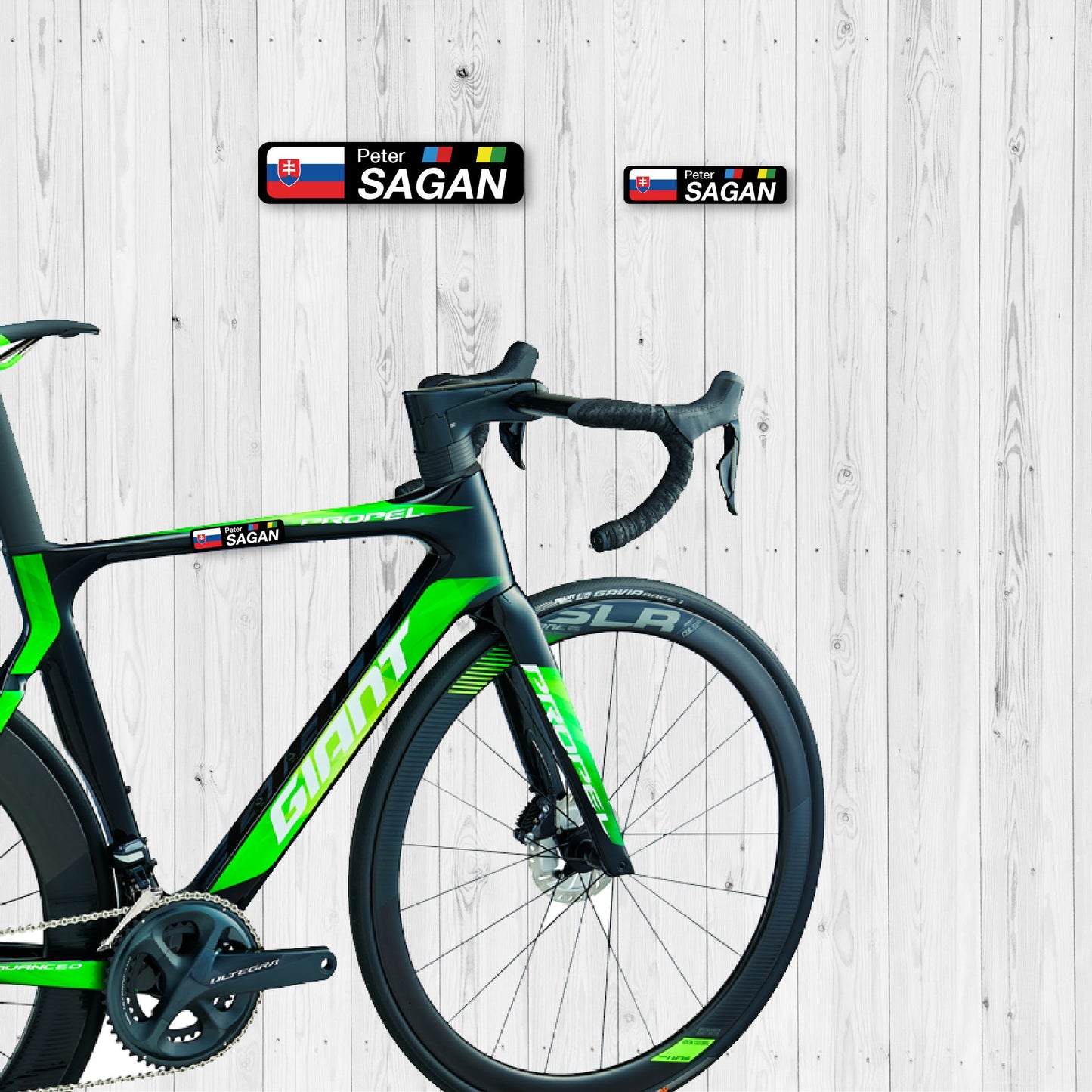 Stickers en Vinilo LAMINADO. Versión PRO2. Pack 4 GRANDES + 4 PEQUEÑOS.