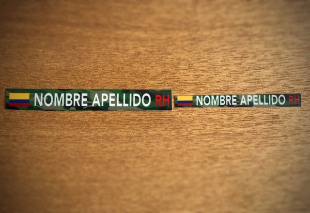 Stickers en Vinilo LAMINADO. Versión CAMUFLADO. Pack 4 GRANDES + 4 PEQUEÑOS.