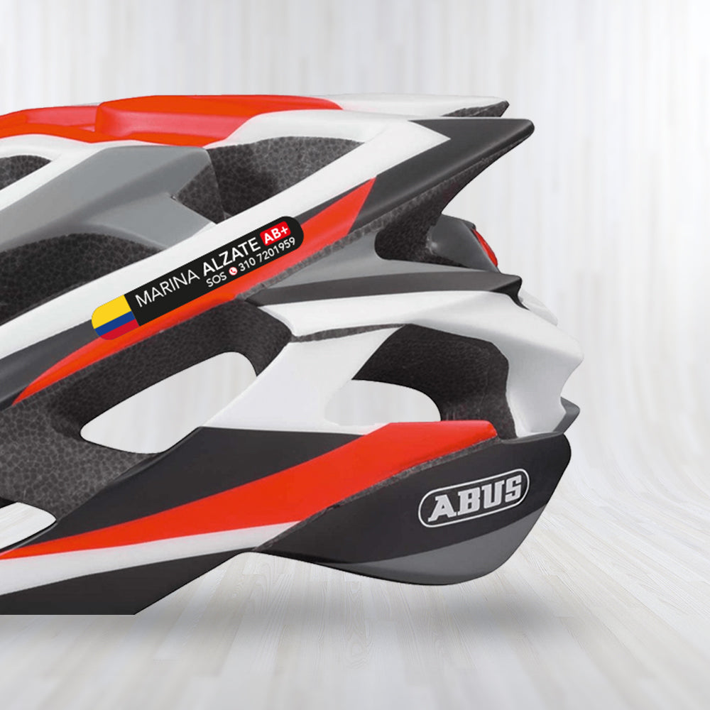 LAMINATED Vinyl Stickers. SOS version. Pack 4 LARGE + 4 SMALL.