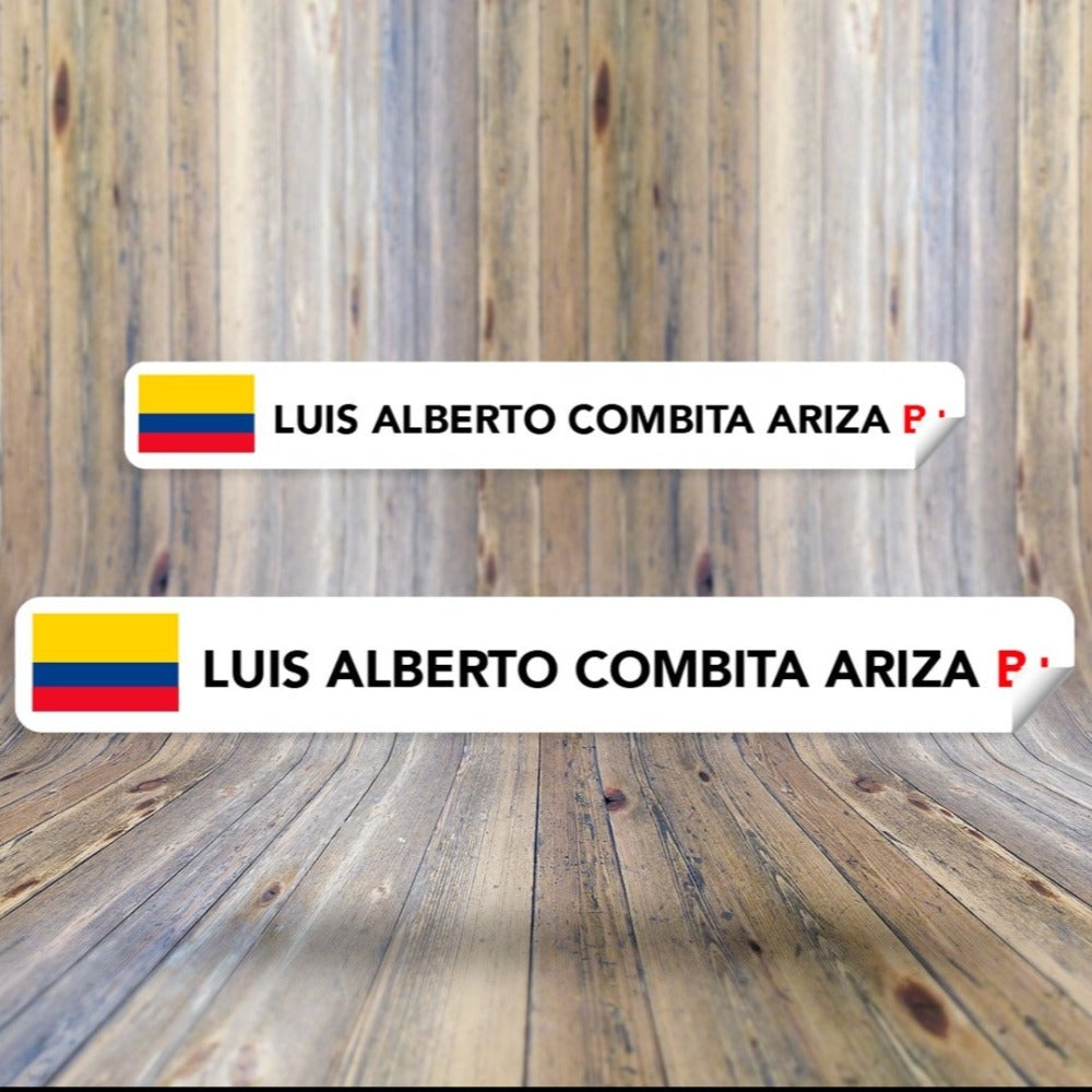 LAMINATED vinyl stickers. Pack of 10 LARGE + 10 SMALL.