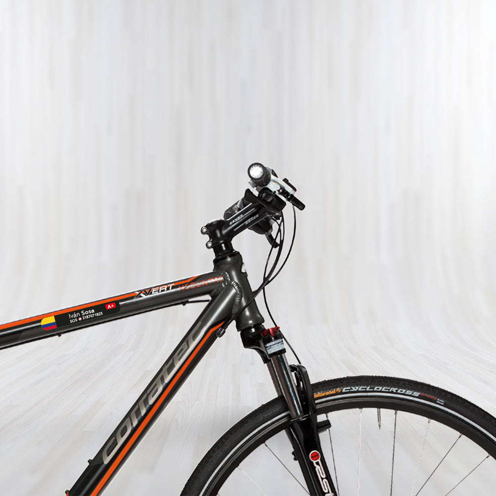 LAMINATED Vinyl Stickers. SOS version. Pack 4 LARGE + 4 SMALL.