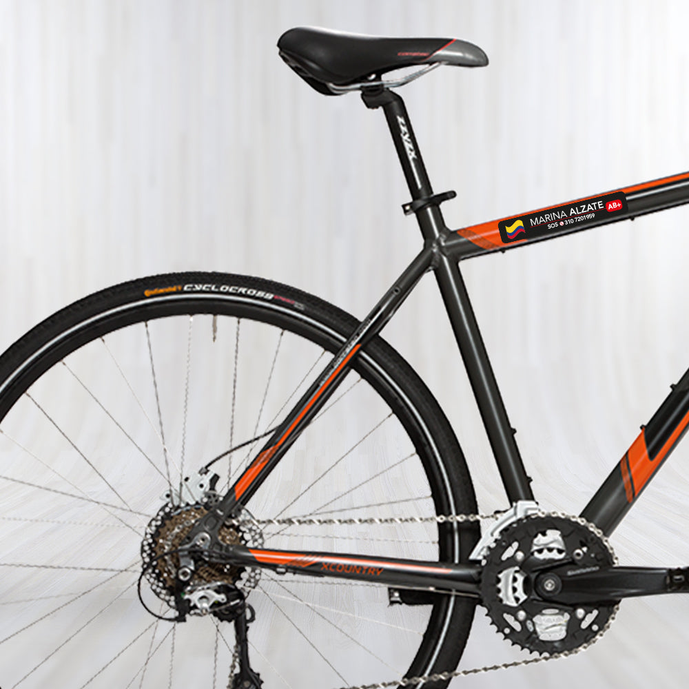 LAMINATED Vinyl Stickers. SOS version. Pack 4 LARGE + 4 SMALL.