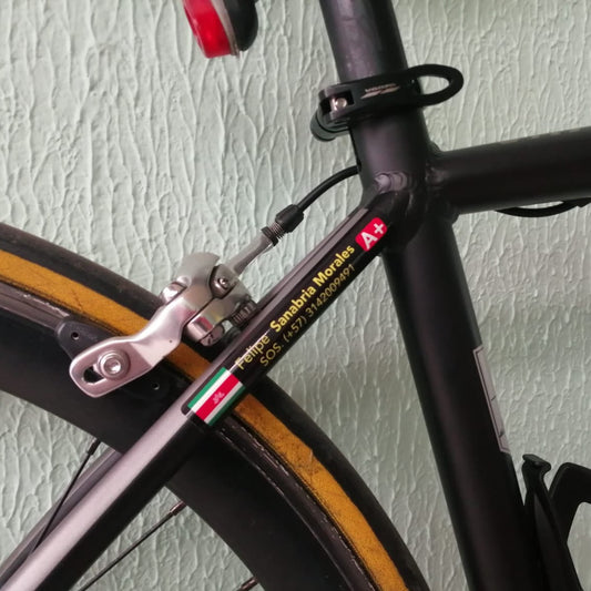 LAMINATED Vinyl Stickers. SOS version. Pack 4 LARGE + 4 SMALL.