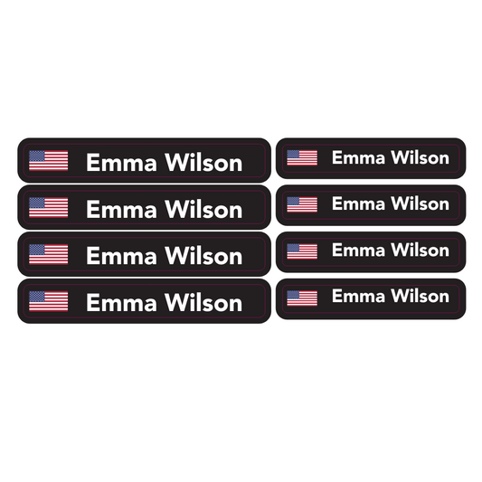 Stickers in Premium Protective Vinyl. Pack of 4 LARGE + 4 SMALL.