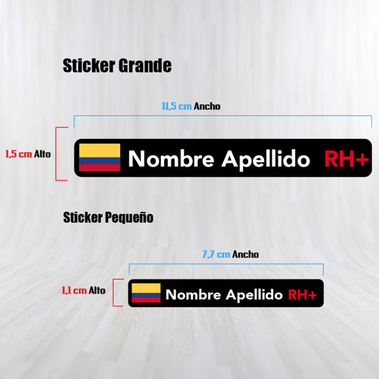 Stickers en Vinilo RESINADO. Pack 4 GRANDES + 4 PEQUEÑOS.