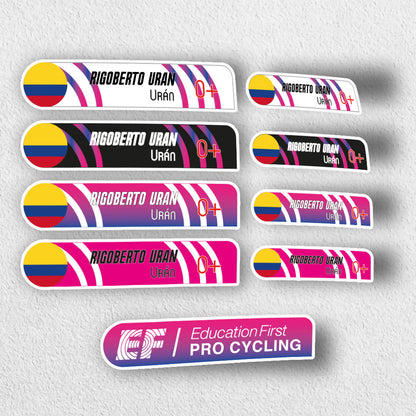 Stickers en Vinilo LAMINADO. Versión TEAMS. Pack 4 GRANDES + 4 PEQUEÑOS + LOGO.