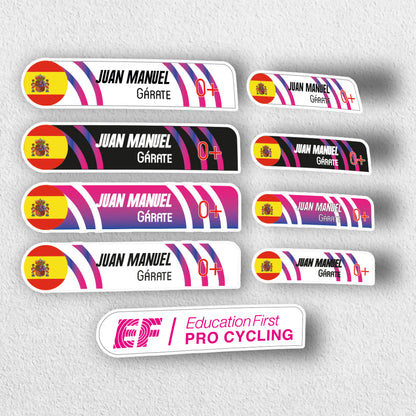 Stickers en Vinilo LAMINADO. Versión TEAMS. Pack 4 GRANDES + 4 PEQUEÑOS + LOGO.